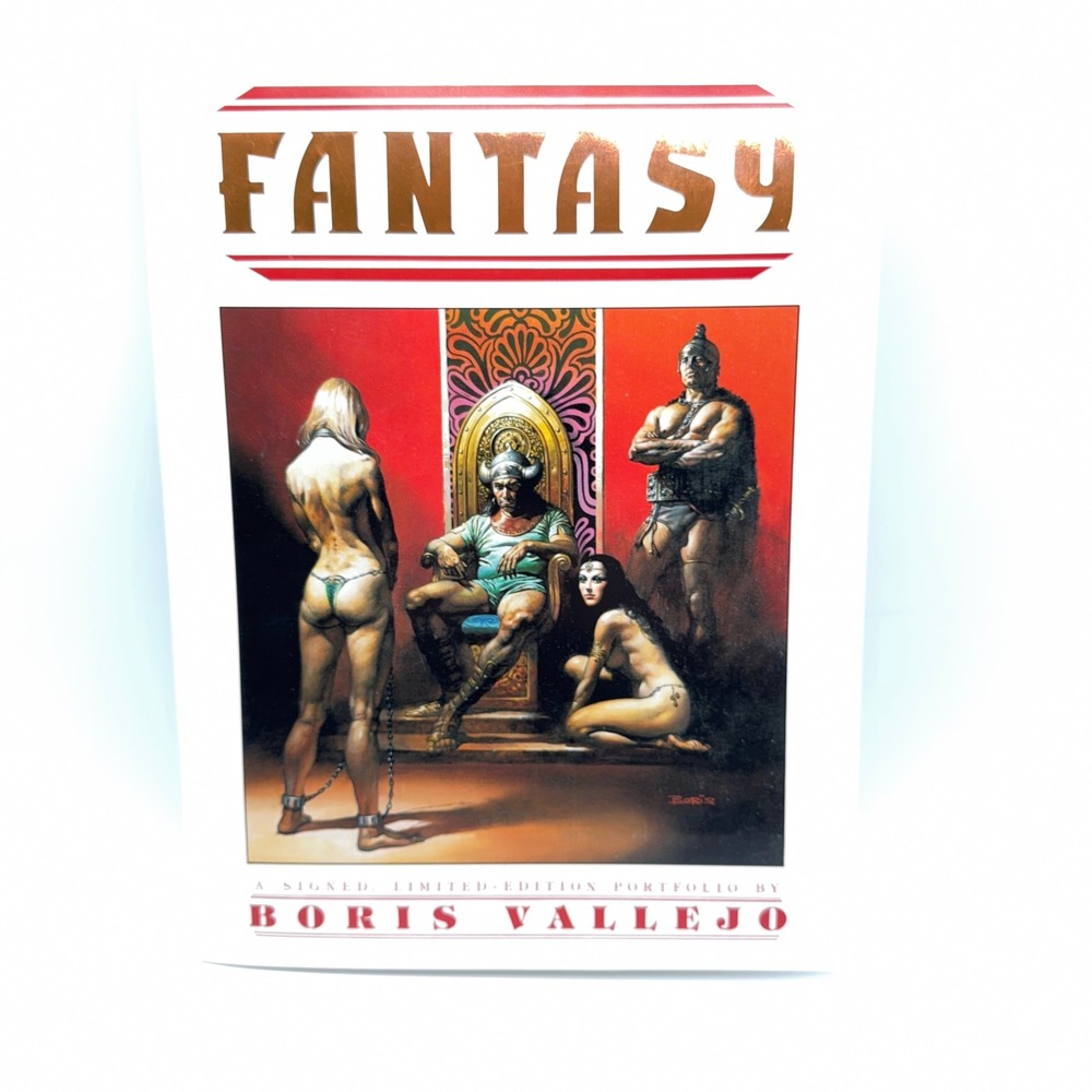 Boris Vallejo Fantasy Signed Portfolio 1984 Limited Edition 842/2000 Blackthorne